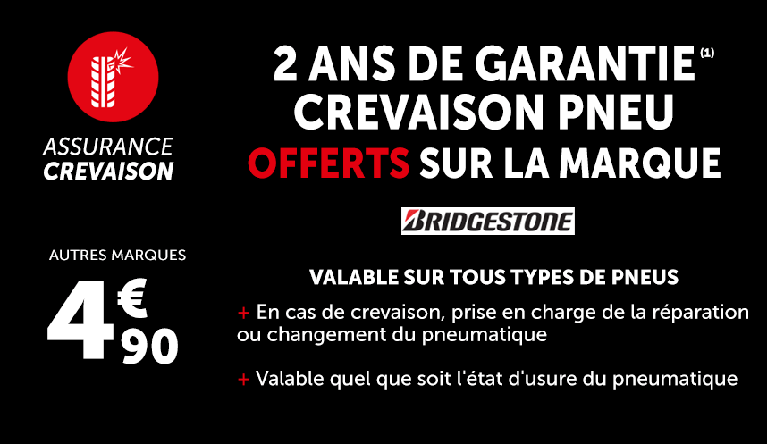 Garantie crevaison 2 ans